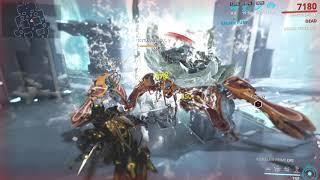 Warframe  Scyto Raknoid lv 155 fight with Redeemer and Ninkondi