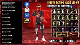 FREE FIRE EMOTE SCRIPT HACK || FREE FIRE MAX EMOTE SCRIPT HACK  CAN BE SEE BY ANIME