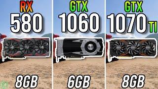 RX 580 8GB vs GTX 1060 6GB vs GTX 1070 Ti