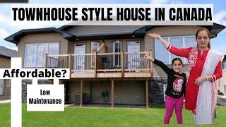 House Tour - Townhouse Style House in Saskatoon Canada