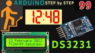 Lesson 99: Building Arduino Digital Clock using DS3231  LCD and Seven Segment Display