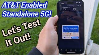 Big AT&T Network Update: Standalone 5G Active | 5G+ C Band DoD N77