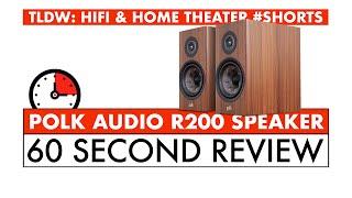 60 SECOND HIFI REVIEW - Polk Audio R200 Speaker REVIEW #Shorts