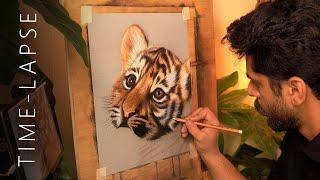 Realistic Tiger Drawing | My Fur Technique