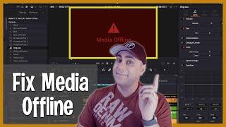 How to Fix Media Offline Error in Davinci Resolve 18
