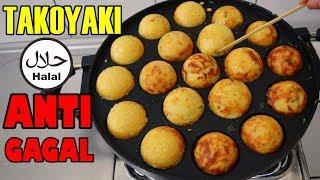 Takoyaki Lembut Dan Kopong  | Anti Gagal たこやき