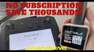 Save Thousands using RoboDot Touch RTK Base with DJI M3E Instead of VRS Subscriptions