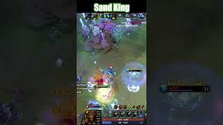 2 Level In 6 Seconds Sand King Likes this Very Much #dota2 #dota2highlights #rampage