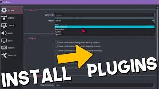 How to install OBS Studio themes | OBS Studio Tutorial for Beginners