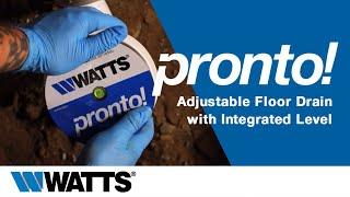 Pronto! Adjustable Floor Drain from Watts