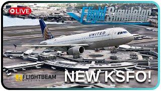 MSFS LIVE  | NEW KSFO! United Airlines OPS | Fenix A320 | Lossless Scaling TEST