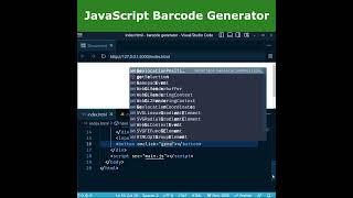 JavaScript Barcode Generator: Create Barcodes with Ease  | #Shorts