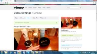 How to Add A Vimeo Video To Wordpress
