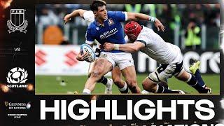 HIGHLIGHTS |  ITALY V SCOTLAND 󠁧󠁢󠁳󠁣󠁴󠁿 | 2024 GUINNESS MEN'S SIX NATIONS RUGBY