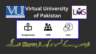 How to Check Assignment , Quiz , GDB Result | Marks of Graded Activities | Spring 2024 | Virtual Uni