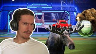 The WEIRDEST Games Of Rocket League I've Ever Played...