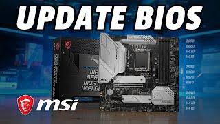 How to update BIOS on MSI Motherboards using M-FLASH (2024)
