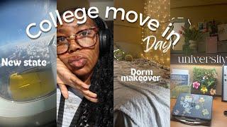 College move in day | dorm tour, new state, ect |