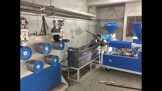 COATING PP BOX STRAP PLANT I COATING A-B-A PP BOX STRAPPING LINE I PP BOX STRAP WITH JOCKEY EXTRUDER