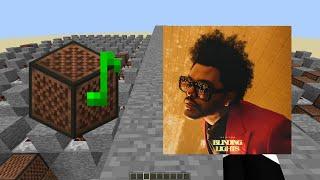 The Weeknd - Blinding Lights Minecraft Note Block Cover