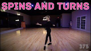 Spins and Turn in Latin American Dancing | Three Step Turn, Spiral Turn and Hip Twist Turn