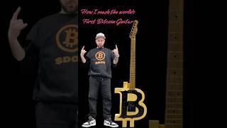 Epic DIY: Crafting a 3D Printed Bitcoin Black & Gold Telecaster! 