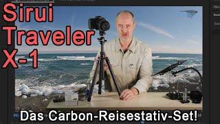 Das Carbon-Reisestativ-Set der Ultra-Leichtklasse: Sirui Traveler X-1