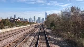 Rear View Metra UP West Line full ride (Chicago-Elburn)