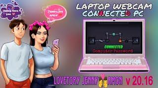 How to connect Jenny's laptop with Anon pc | Summertime saga Jenny's laptop password | Android Game