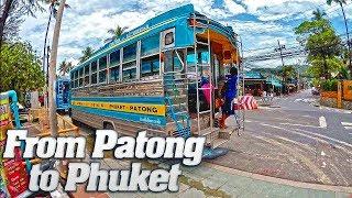 Bus from Patong to Phuket Town