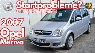 Startprobleme im Opel Meriva? So lade ich die Batterie!