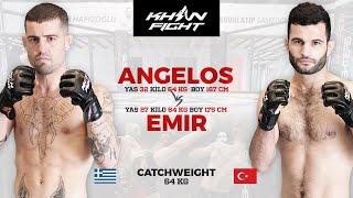 YUNANİSTAN vs TÜRKİYE DÖVÜŞ | Angelos vs Emrah Emir | Full Fight | KHAN FIGHT