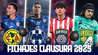 CARLOS ACEVEDO AL LEÓN, IDRISSI AL AMERICA Y DEOSSA A MONTERREY | FICHAJES CLAUSURA 2025