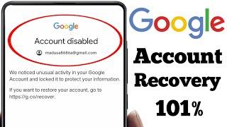 Account disabled gmail || google account recovery || email recovery problem || Ehsan Tech