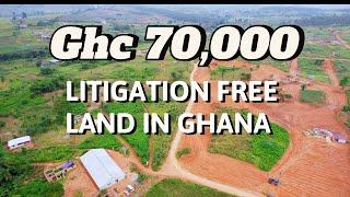 BECOME A LAND OWNER WITH ONLY $4500 AT THE MOST SERENE PART OF ABURI, GHANA.