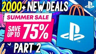 PSN SUMMER SALE PART 2 Live Now! 2000+ Great NEW PS4/PS5 DEALS to Buy (PlayStation Deals 2023)