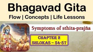 Symptoms of Sthita Prajna | Bhagavad Gita - Chapter 2, Shlokas 54-57