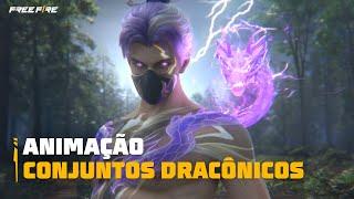 ANIMAÇÃO CONJUNTOS DRACÔNICOS | GARENA FREE FIRE