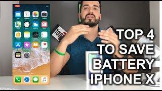 TOP 4 Ways to Save Battery on your iPhone X