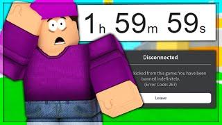 I spent 2 HOURS trying to get BANNED in Arsenal.. (Roblox)
