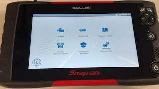 Snap-on Solus Plus with 24.4 Software has Spanish Language option; switching between Languages