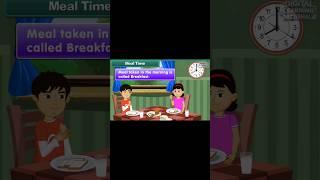 Meal Time || Kids Learning || Class KG || Digital Learning Pathshala || #learning #shorts #ytshorts