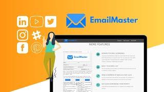 EmailMaster: Social Media Email Extractor & Bulk Email Sender - Extract Email from ANY Social Media