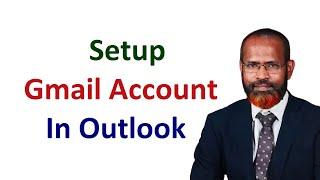 how to setup gmail account with outlook 2016