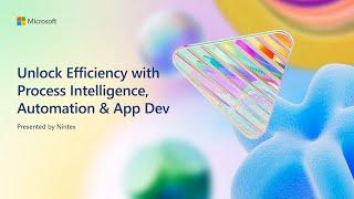 Unlock efficiency with process intelligence automation & app dev | ODFP965