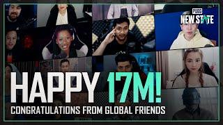 17M Pre-registrations Celebration from Global Friends | PUBG: NEW STATE