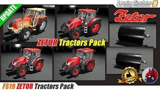 FS19 | Zetor Tractors Pack v1.1.0 - review