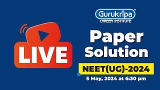 NTA Update: NEET 2024 Paper Answer Key & Video Solution | Gurukripa #NEET2024