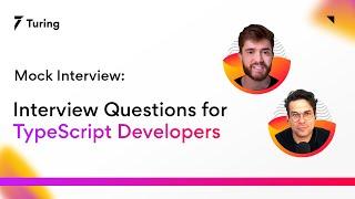 TypeScript Mock Interview | Interview Questions for TypeScript Developers