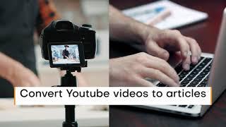 YouPost video to article converter